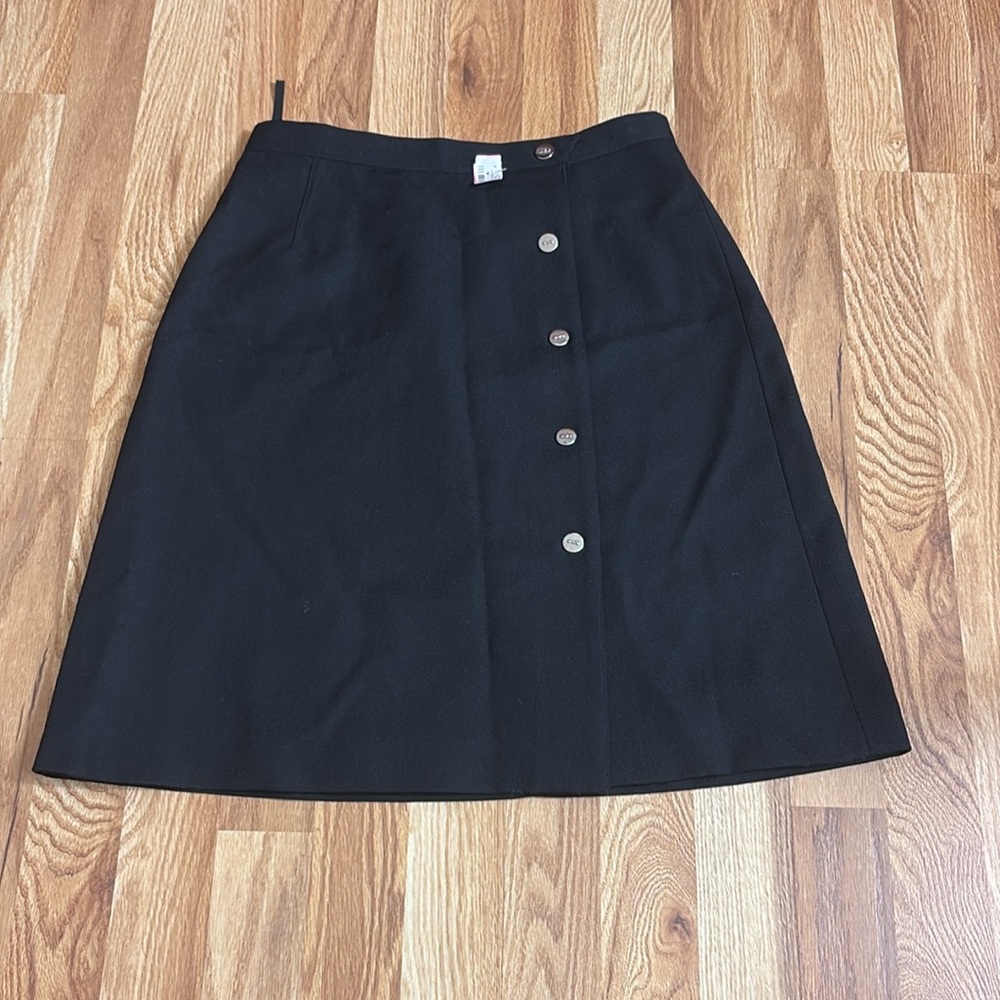 Mugler black mini skirt